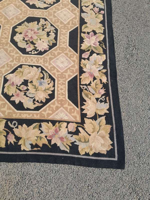 An Aubusson Carpet Hand Knotted