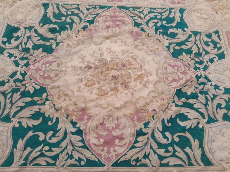 An Aubusson Carpet Hand Knotted