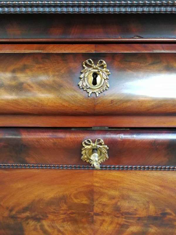 19th Century Mahogany Secrétaire À Abattant