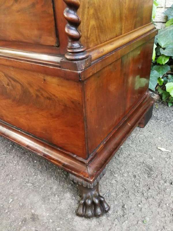 19th Century Mahogany Secrétaire À Abattant
