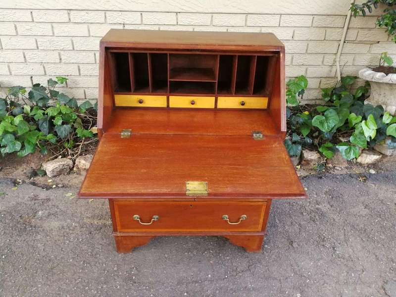 A George III Mahogany Bureau