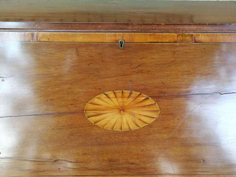 A George III Mahogany Bureau