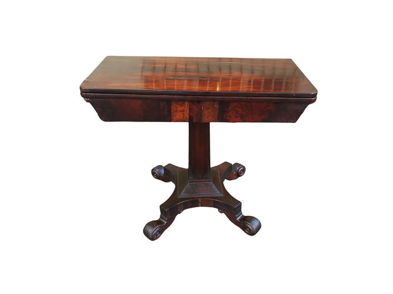 A William IV Mahogany Card Table