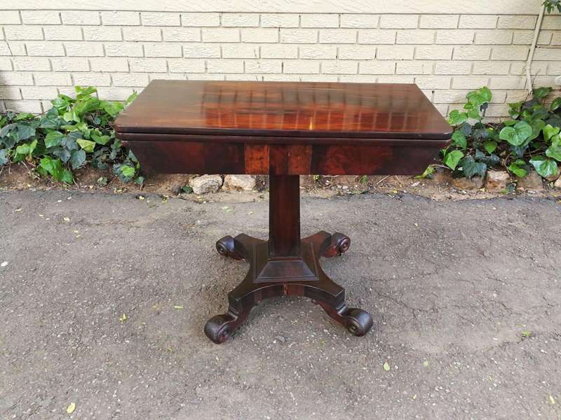 A William IV Mahogany Card Table
