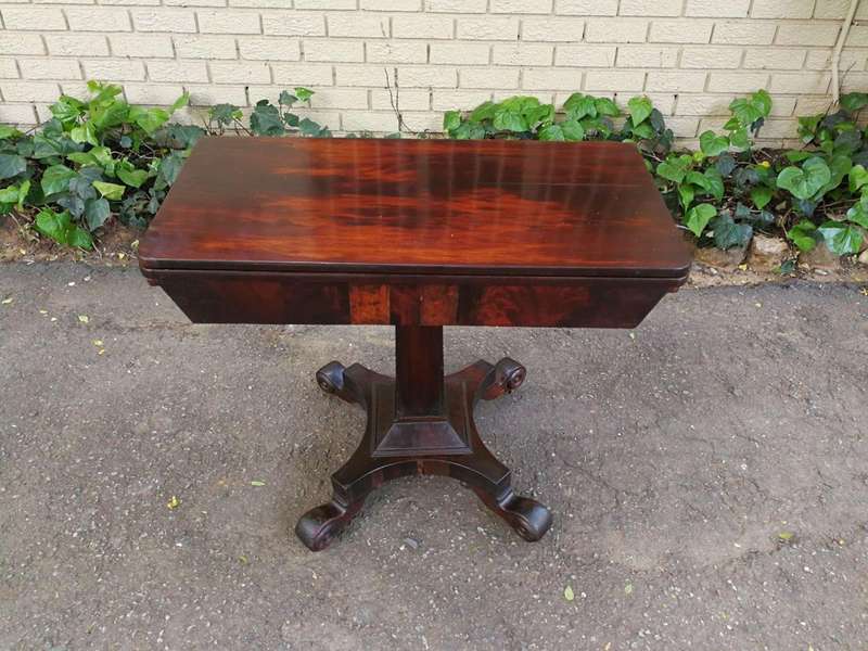 A William IV Mahogany Card Table