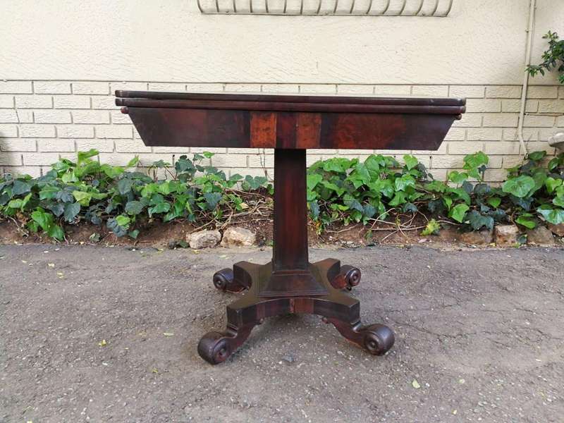A William IV Mahogany Card Table