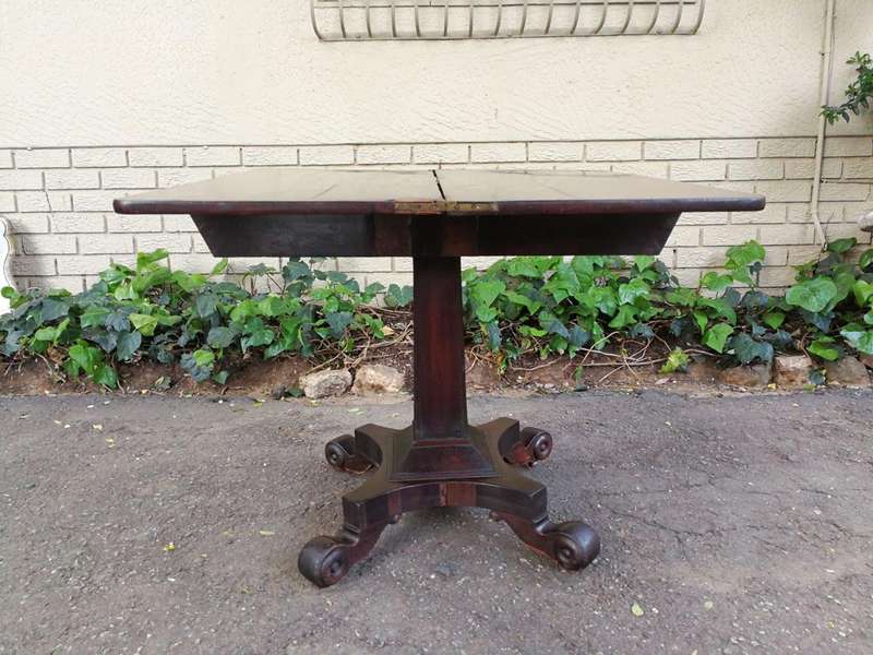 A William IV Mahogany Card Table