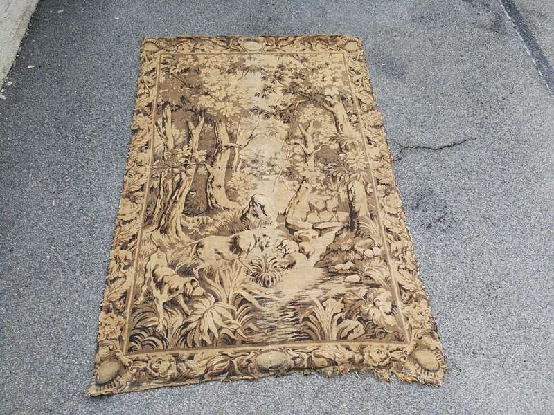 19th Century  Antique French Tapestry