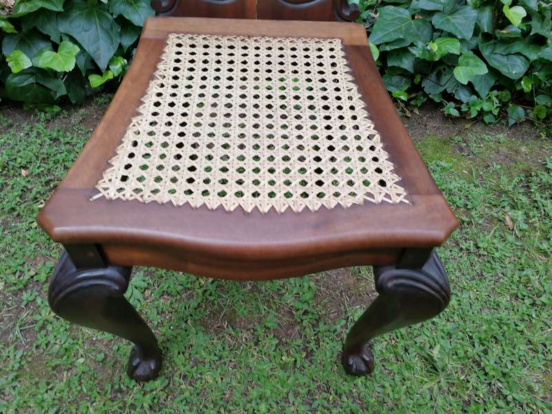 A Pair Of Antique Stinkwood Chairs Made By Thesen Knysna Circa 1920
