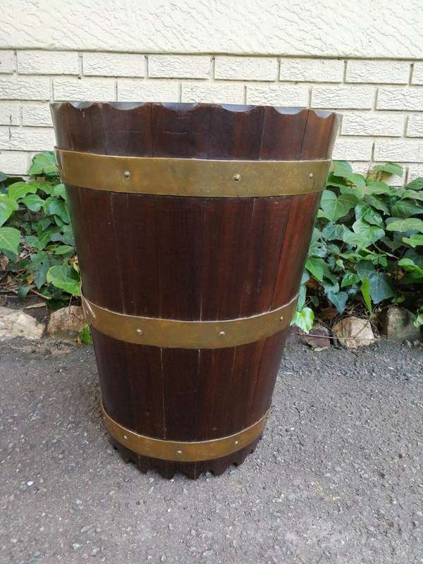 Large Stinkwood And Brass Bound Balie