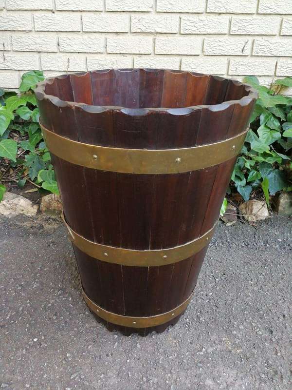 Large Stinkwood And Brass Bound Balie