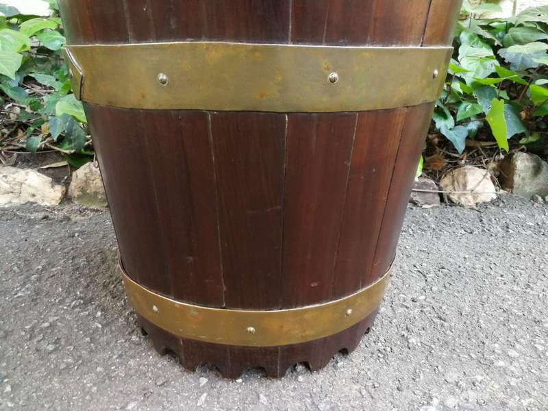 Large Stinkwood And Brass Bound Balie