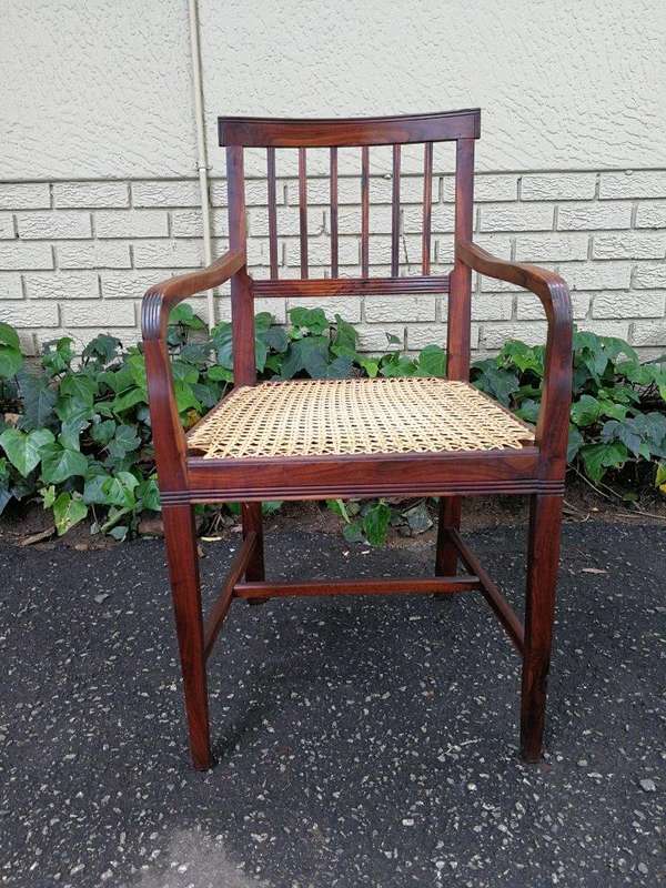 A Pair Of Cape Mulberry Armchairs, Mid 19th Century