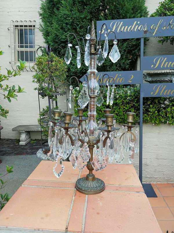 Pair Of Belguim Candelabras
