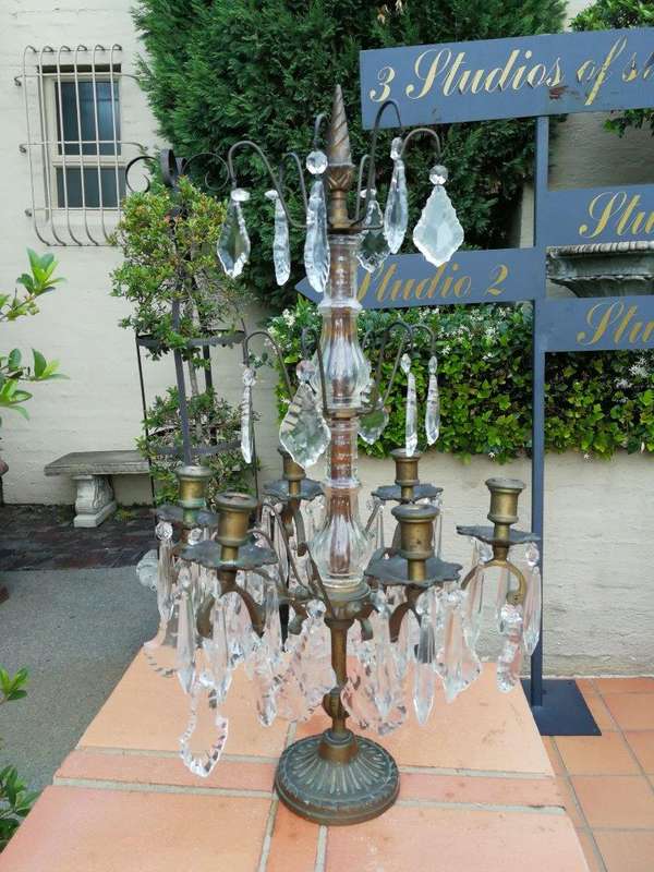 Pair Of Belguim Candelabras