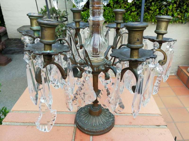 Pair Of Belguim Candelabras