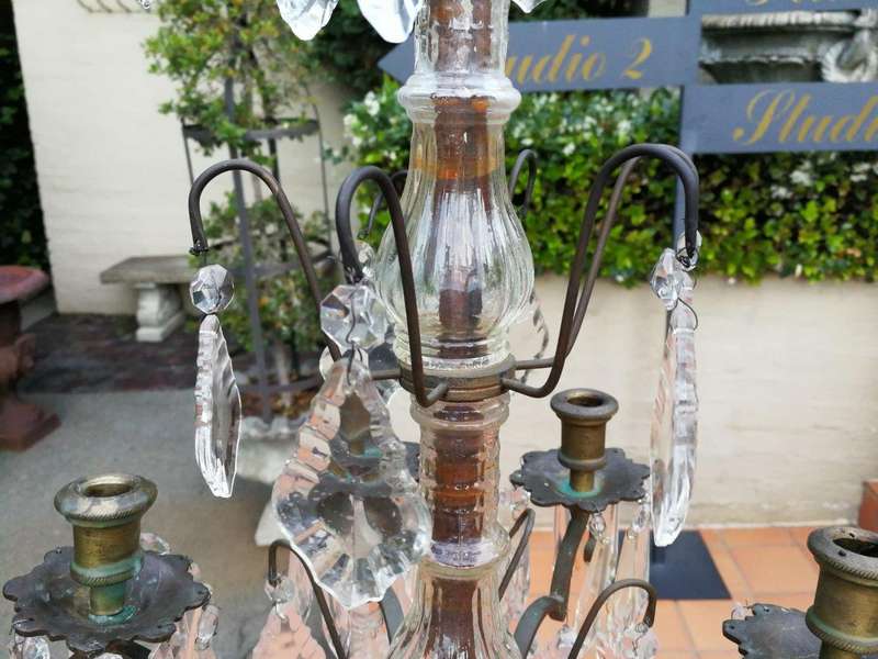 Pair Of Belguim Candelabras