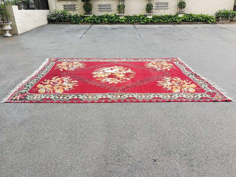 A Hand Woven Kelim (Karabakh) Carpet