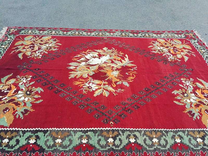 A Hand Woven Kelim (Karabakh) Carpet