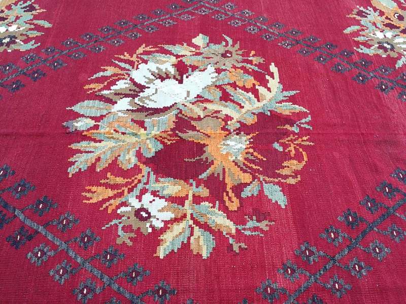 A Hand Woven Kelim (Karabakh) Carpet
