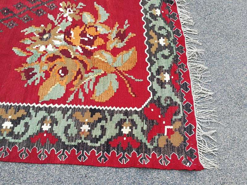 A Hand Woven Kelim (Karabakh) Carpet