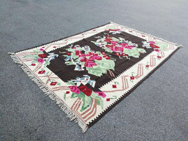 A Hand Woven Kelim (Karabakh) Carpet