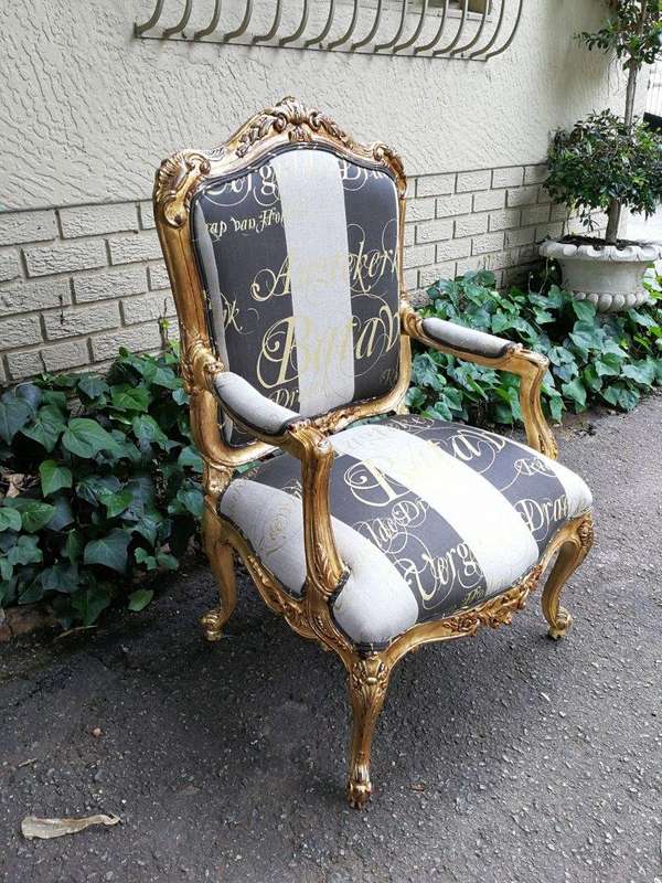 A Fine Pair Of Large Early 20th Century Carved Mahogany Armchairs