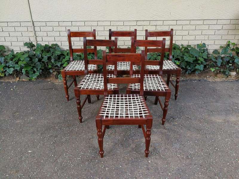 Set Of Six (6) Riempie Chairs