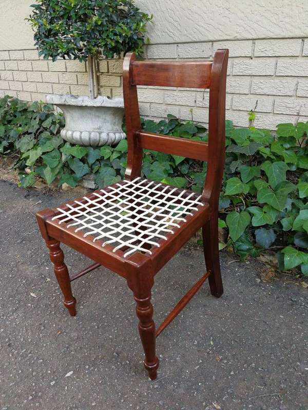 Set Of Six (6) Riempie Chairs