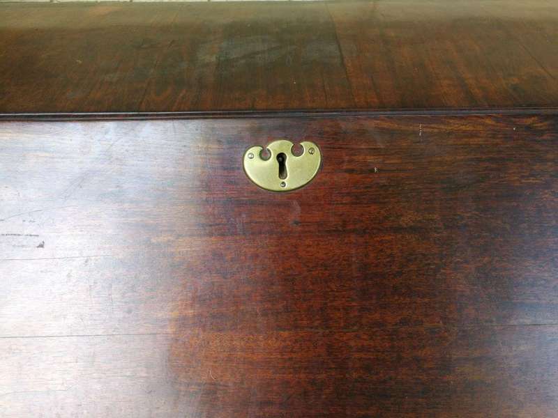 Victorian Mahogany Drop-Front Writing Bureau, The Drop-Front Enclosing Seven Small Drawers And Op...