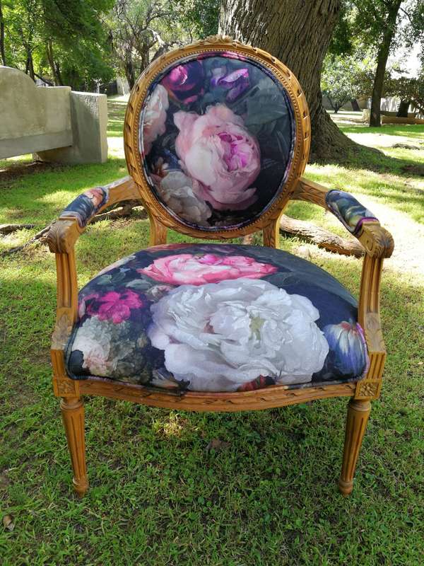 Pair Of French Louis XV-Style Bergere Armchairs