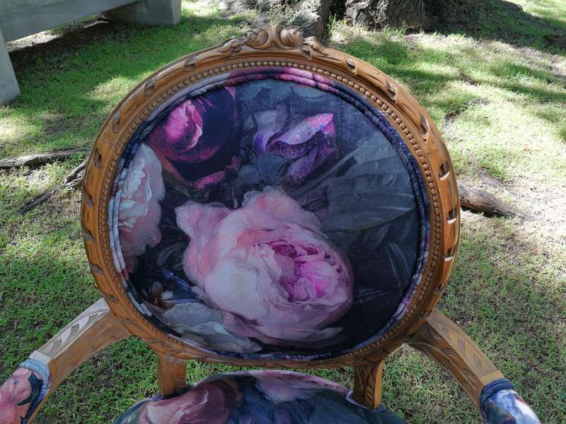 Pair Of French Louis XV-Style Bergere Armchairs