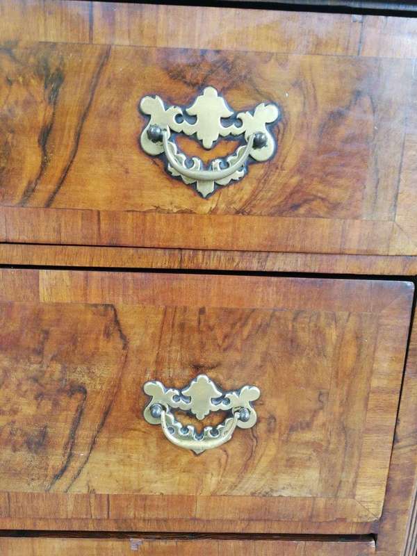 Georgian Walnut Chest-On-Chest, Circa 1800, In Two Parts