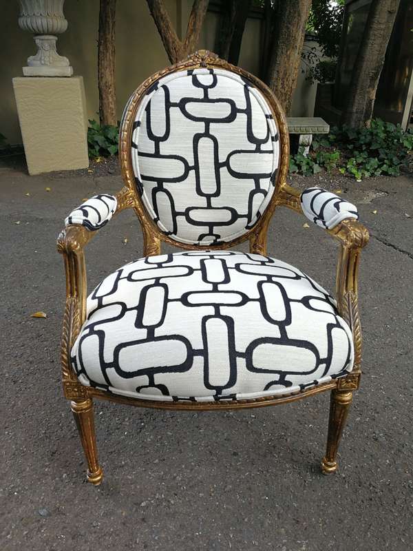 20th Century Pair Of French-Style Armchairs