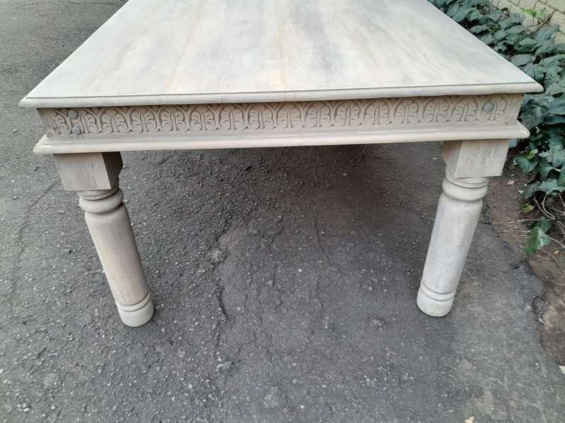A Mahogany English Ornately Carved 12 Seater Dining / Boardroom Table on Turned 6 Legs in A Conte...