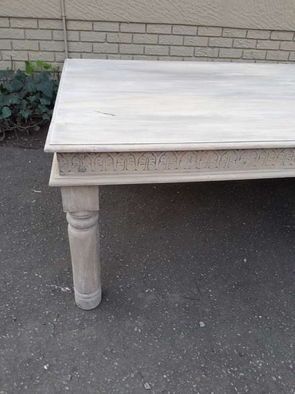 A Mahogany English Ornately Carved 12 Seater Dining / Boardroom Table on Turned 6 Legs in A Conte...