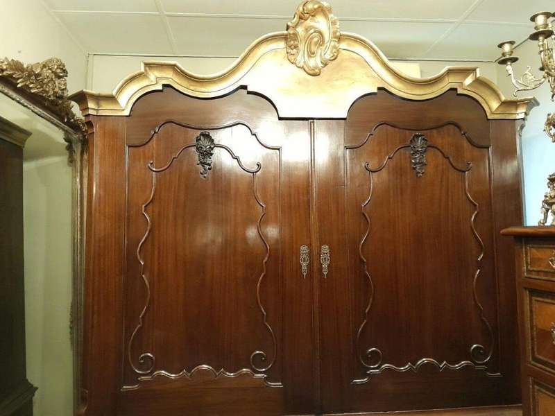 A 19th Century Dutch Mahogany Armoire