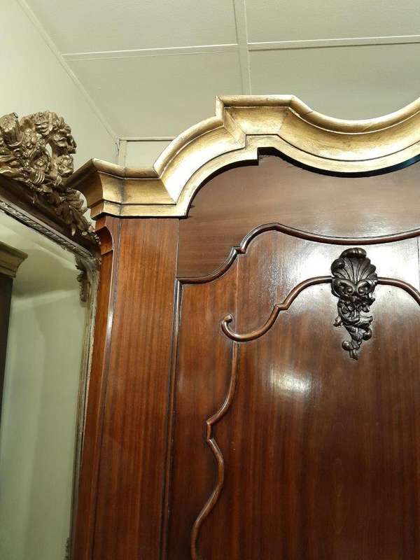 A 19th Century Dutch Mahogany Armoire