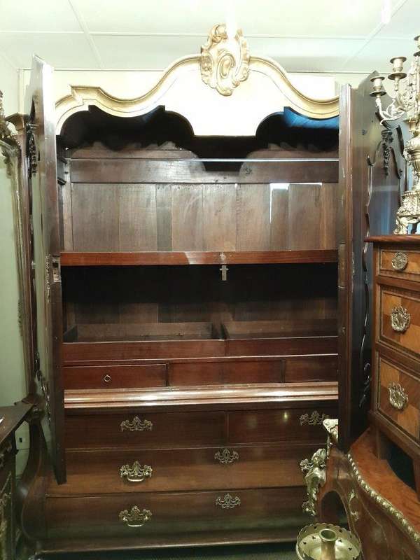A 19th Century Dutch Mahogany Armoire