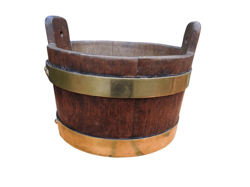 A Teak And Brass-Bound Cape Balie ND