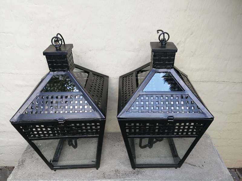 A Pair Of Vintage Lanterns - ND