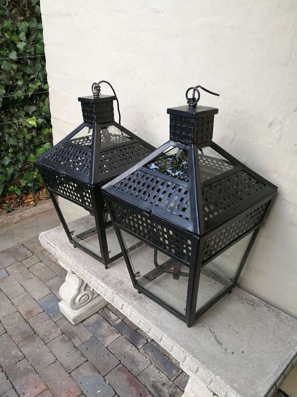 A Pair Of Vintage Lanterns - ND