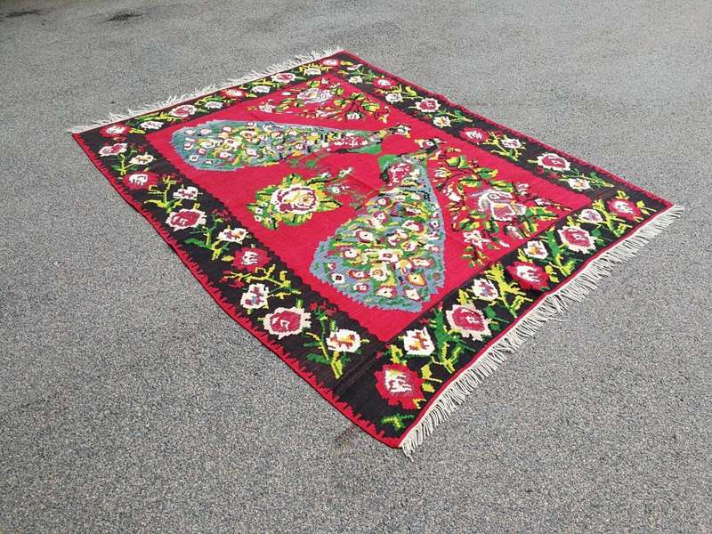 Very Rare Caucasion Kelim Made In Anatolia
