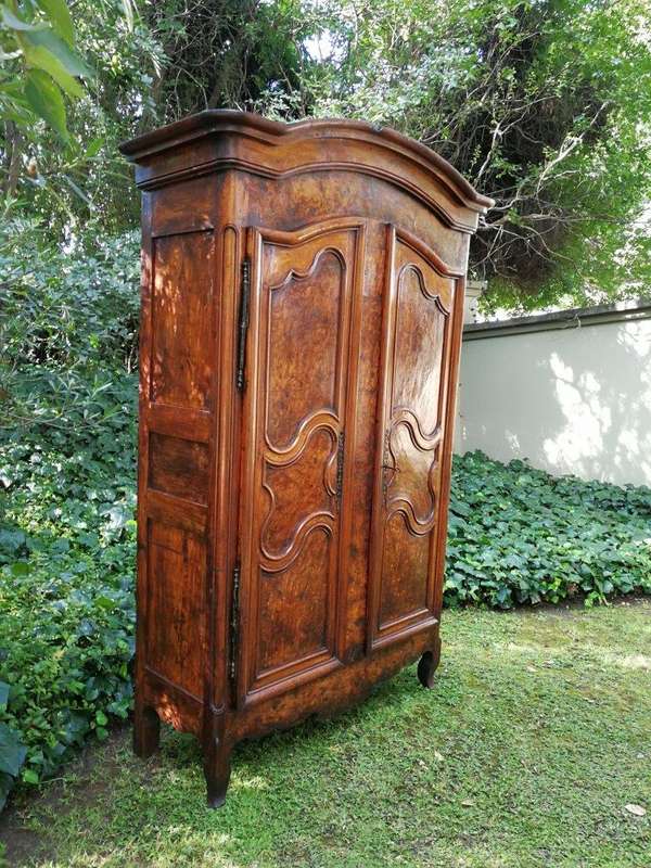 A French Burr Ash (Loupe De Frêne) Armoire