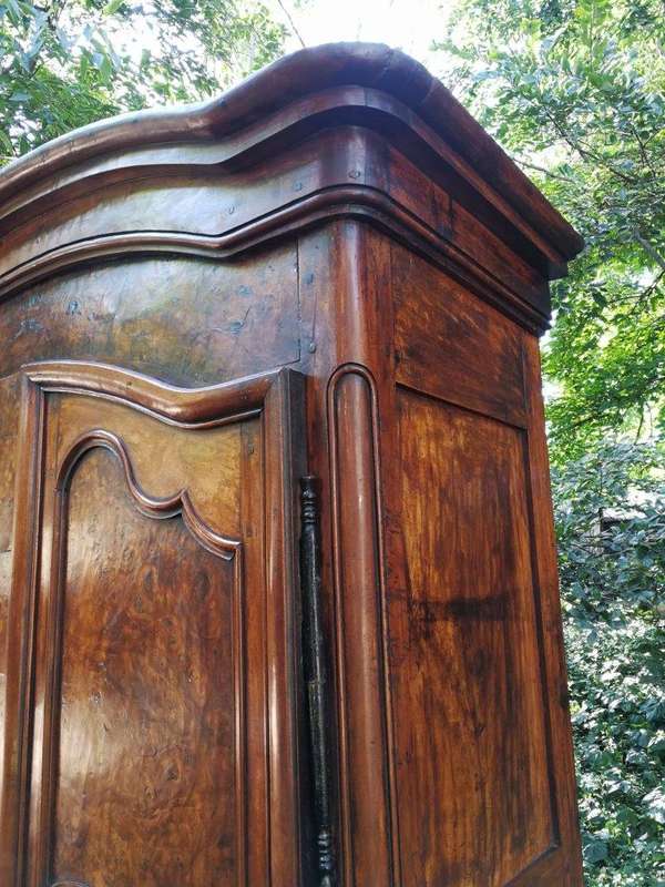A French Burr Ash (Loupe De Frêne) Armoire
