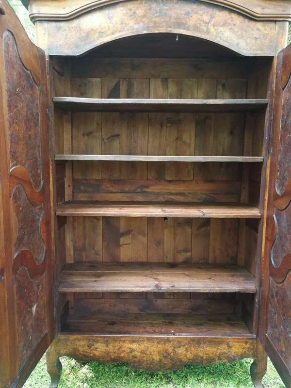 A French Burr Ash (Loupe De Frêne) Armoire