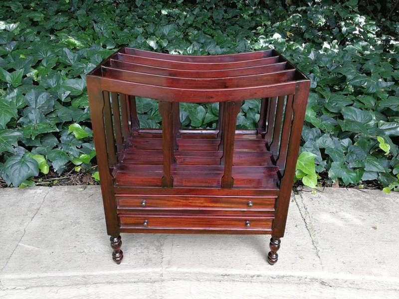 20th Century Mahogany Canterbury