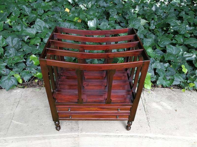 20th Century Mahogany Canterbury