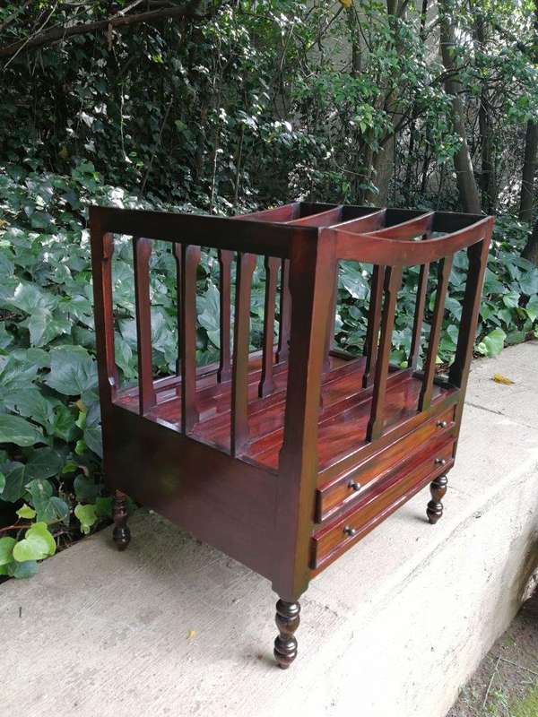 20th Century Mahogany Canterbury