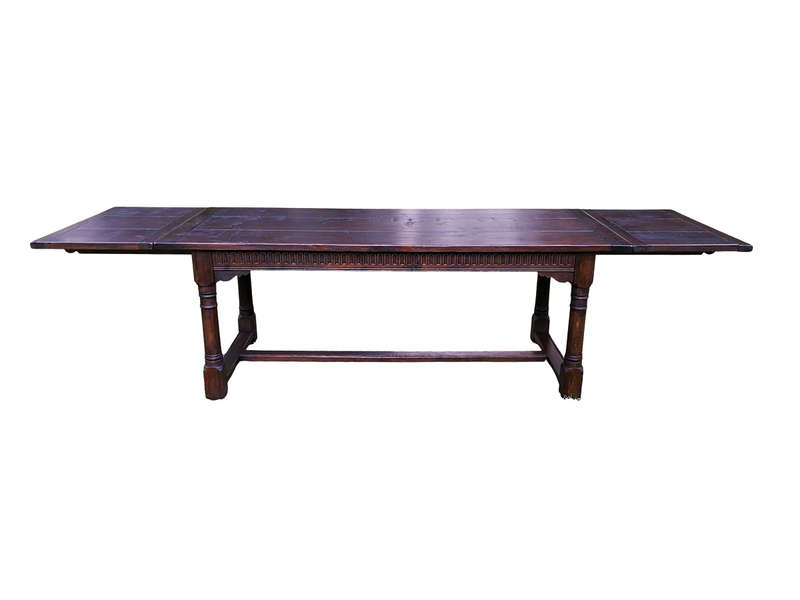 An 18th Century Extending Refectory Table (10 Seater)